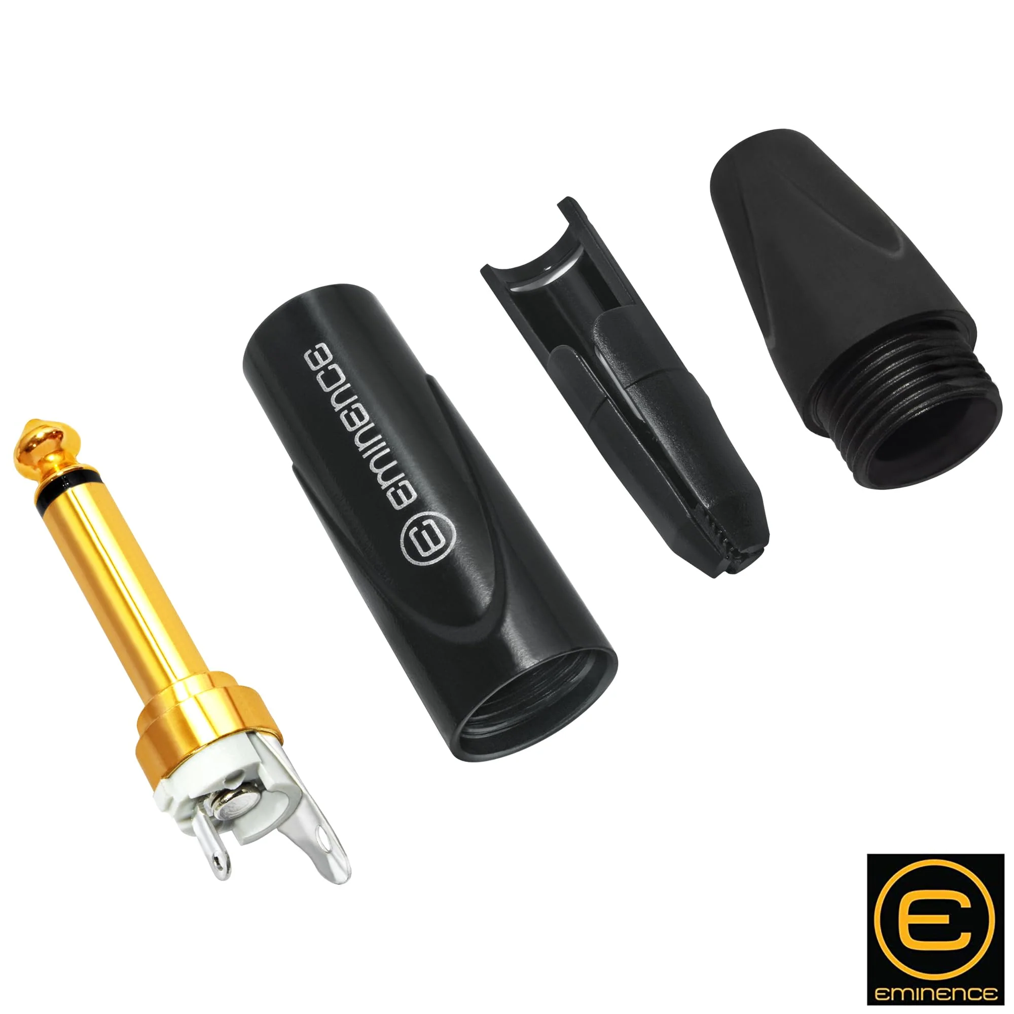 1 Foot - Gotham GAC-1 Ultra Pro - Premium, Low-Capacitance Guitar Bass Instrument Cable - with Straight to Angled 1/4 Inch Eminence Gold Plated Connectors - Image 8