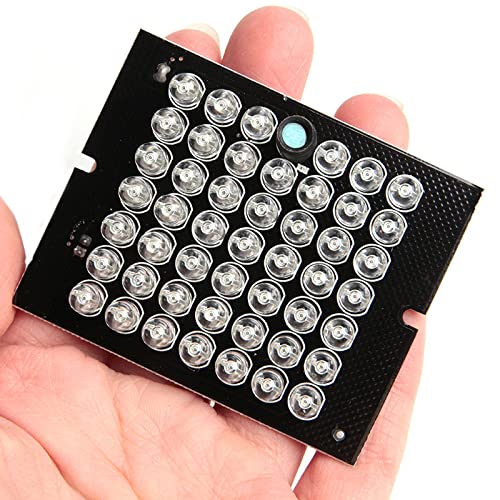 1 pcs DC 12V 1A Invisible CCTV 48-LED Night Vision 940nm IR Infrared Illuminator Light + Wire 60cm - Image 2