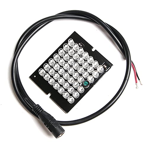 1 pcs DC 12V 1A Invisible CCTV 48-LED Night Vision 940nm IR Infrared Illuminator Light + Wire 60cm - Image 6