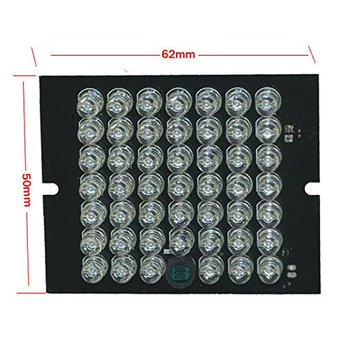 1 pcs DC 12V 1A Invisible CCTV 48-LED Night Vision 940nm IR Infrared Illuminator Light + Wire 60cm - Image 8