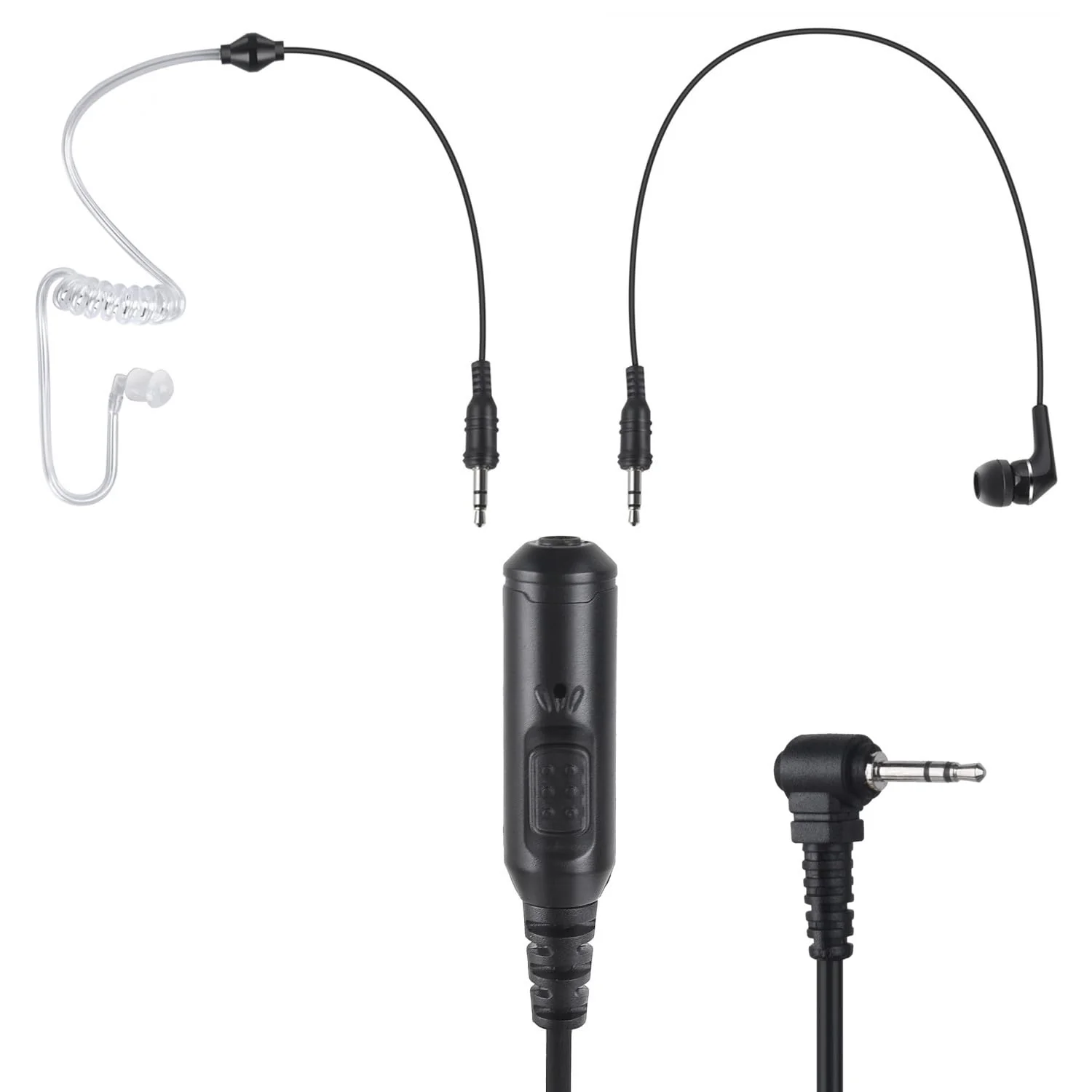 1 Pin 2.5mm Jack Ptt Mic Earpiece Headset Ear Piece Earbud for Motorola Talkabout Walkie Talkie mh230r fr60 mr350r t470 t380 t100 t200tp t260tp t2xx t460 t600 h2o t605 t7100 t472 t800 t6530