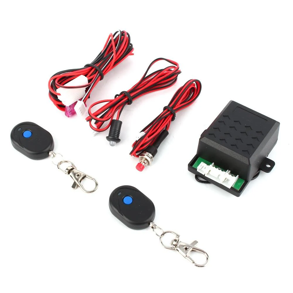 1 Set Universal Auto Car Remote Central Lock Immobilizer Alarm System Anti Theft Keyless Entry System with Remote Controllers