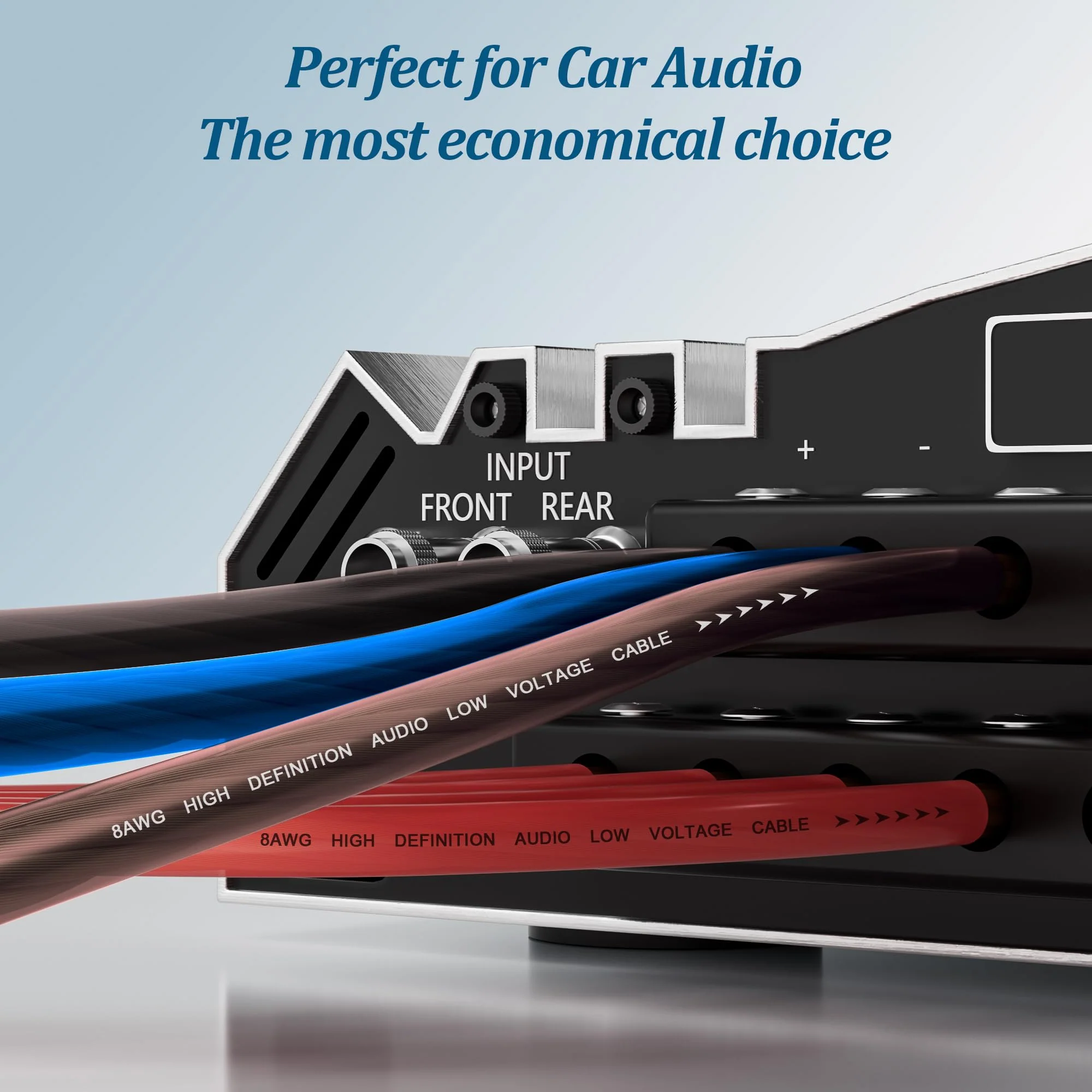 10 Gauge Wire (25FT Each, Black/Red), 2-Pack Translucent Power Ground Cable, CCA, Primary Automotive Wire, Battery Wire, Car Audio Amp Wire, Trailer Harness Cord, Lightning Wire, Electrical 10AWG Wire 25FT Black+Red - Image 3