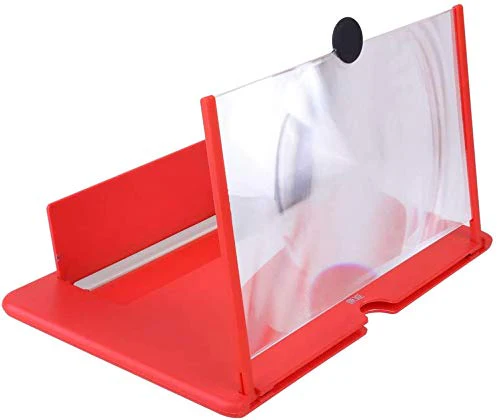 10-Inch Curved Screen Mobile Phone Screen Magnifier High-Definiton Mobile Phone Magnifying Glass Lazy Magnifier Black - Image 3