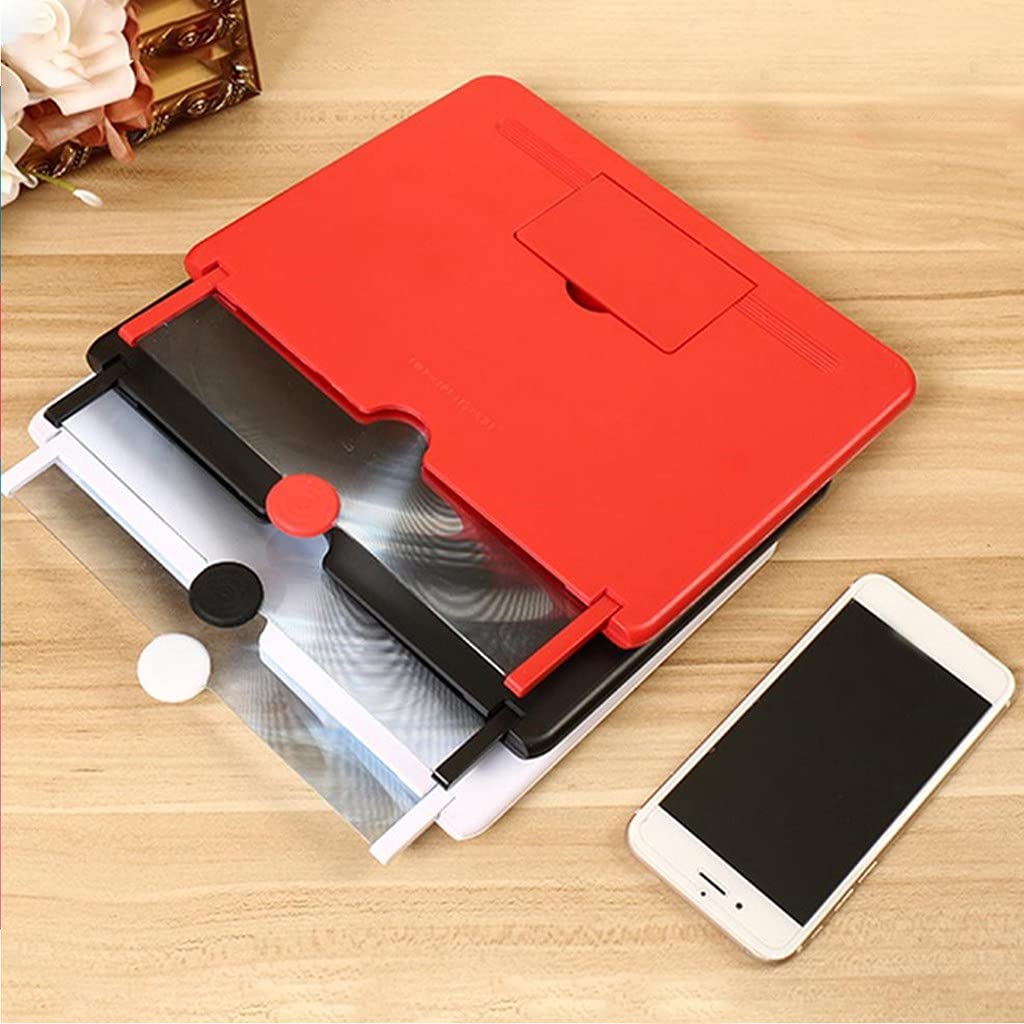 10-Inch Curved Screen Mobile Phone Screen Magnifier High-Definiton Mobile Phone Magnifying Glass Lazy Magnifier Black - Image 5
