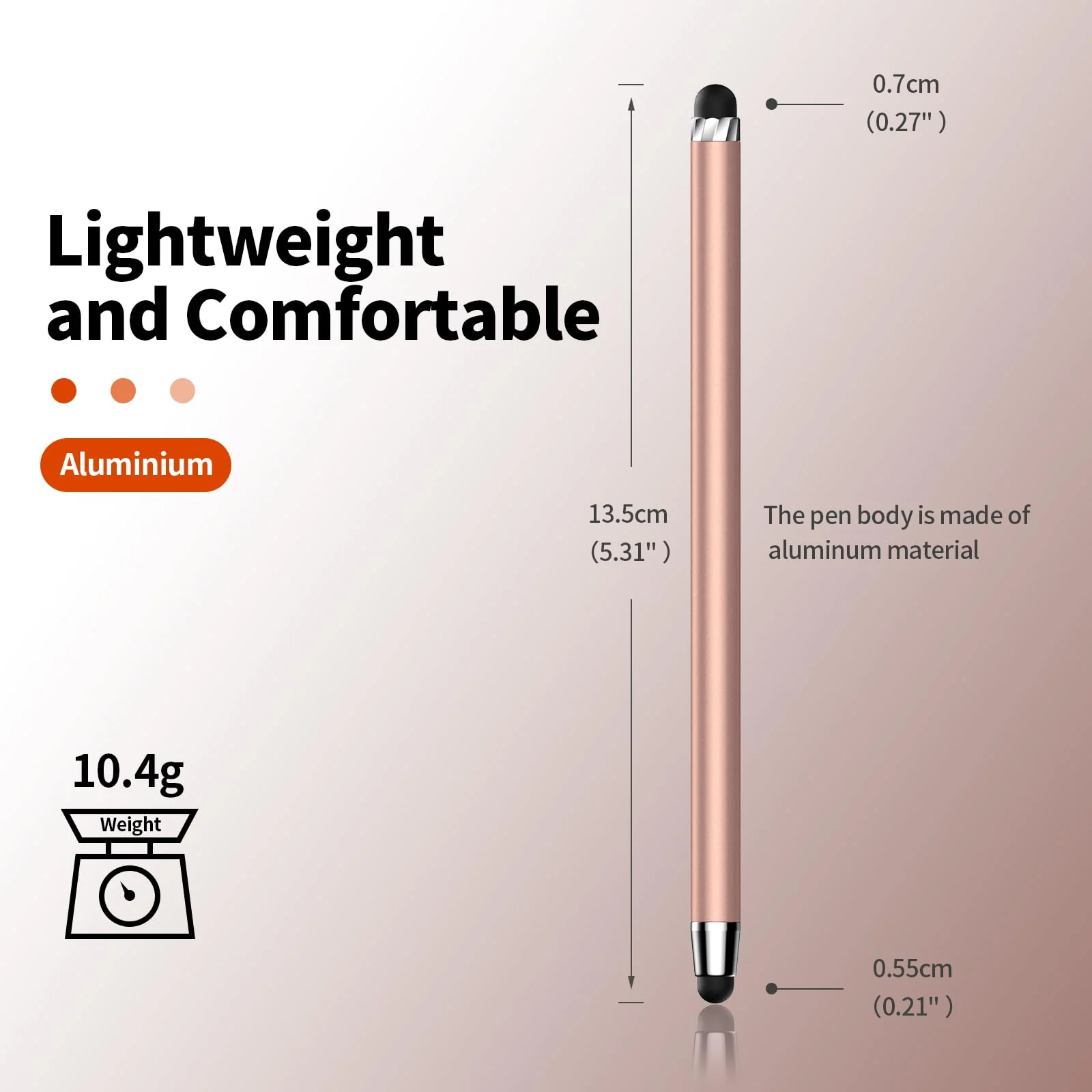 10 PCS Stylus,Stylus Pen for Touchscreen,2-in-1 Stylus Pen for iPad, High Sensitivity & Precision Suitable for All Touch Screens of iPhone/ipad/Android Tablets(10 Stylus Pen + 20 Tips) - Image 3