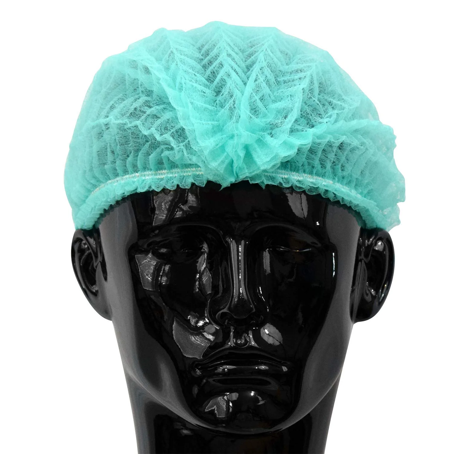 100 x simply direct Green Disposable Hair Net/Mob Caps in a Resealable Bag - Image 8