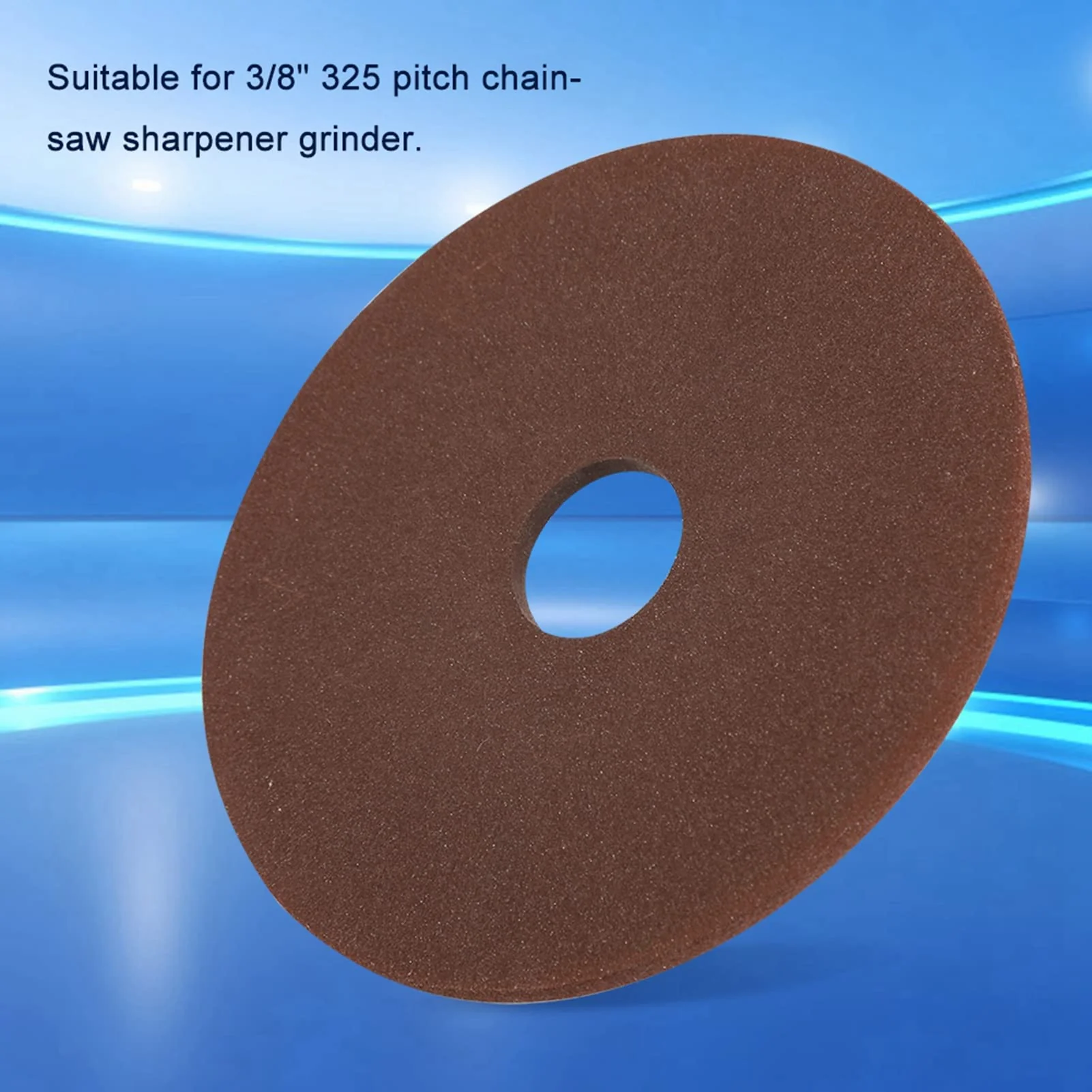 105 mm x 22 mm Premium Chainsaw Sharpening Grinder, Grinding Wheel, Suitable for Sharpening Chainsaw Chains with 3/8 Inch 325 Graduation, Thin Cutting Disc Made of Non-Woven Ceramic, #333 - Image 2