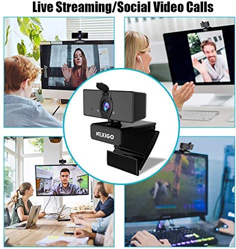 1080P Business Webcam with Software, Dual Microphone & Privacy Cover, NexiGo N660 USB FHD Web Computer Camera, Plug and Play, for Zoom/Skype/Teams/Webex, Laptop MAC PC Desktop - Image 7
