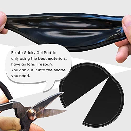 10pack Removable Silicone Sticky Anti-Slip Gel Pads Magic Gel Mat Stick to Car Dashboard Glass Mirrors Metal Tile Wall Kitchen Cell Phone Stand Recipe Holder Non-Slip Rug Pet Bowl Mat Pad - Image 4