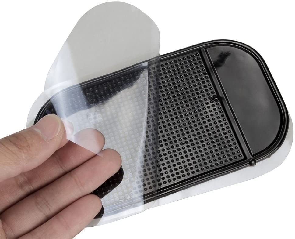 10pack Removable Silicone Sticky Anti-Slip Gel Pads Magic Gel Mat Stick to Car Dashboard Glass Mirrors Metal Tile Wall Kitchen Cell Phone Stand Recipe Holder Non-Slip Rug Pet Bowl Mat Pad - Image 7