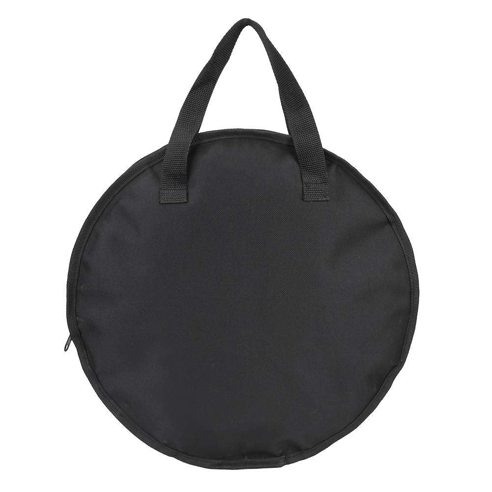 12 Inch Dumb Drum Bag,Rust-Proof Oxford Cloth Dumb Drum Practice Pad Bag with Zipper for Dumb Drum Storage