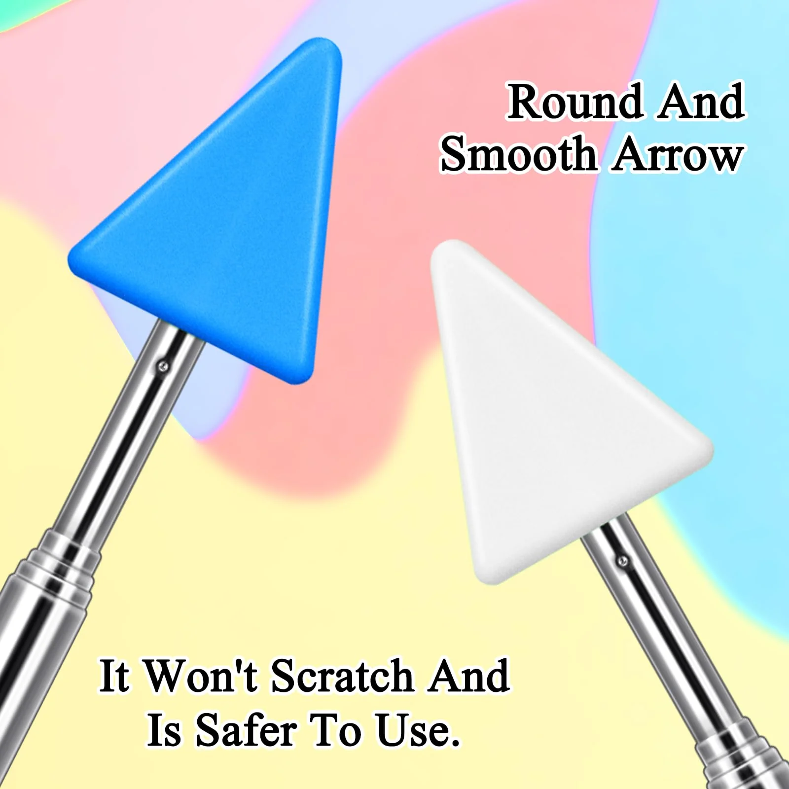 12 Pcs Telescopic Teacher Pointer Stick for Classroom Arrow Extendable Teaching Pointer Handheld Retractable Hand Pointer for School Presenter Whiteboard Back to School Supplies - Image 2