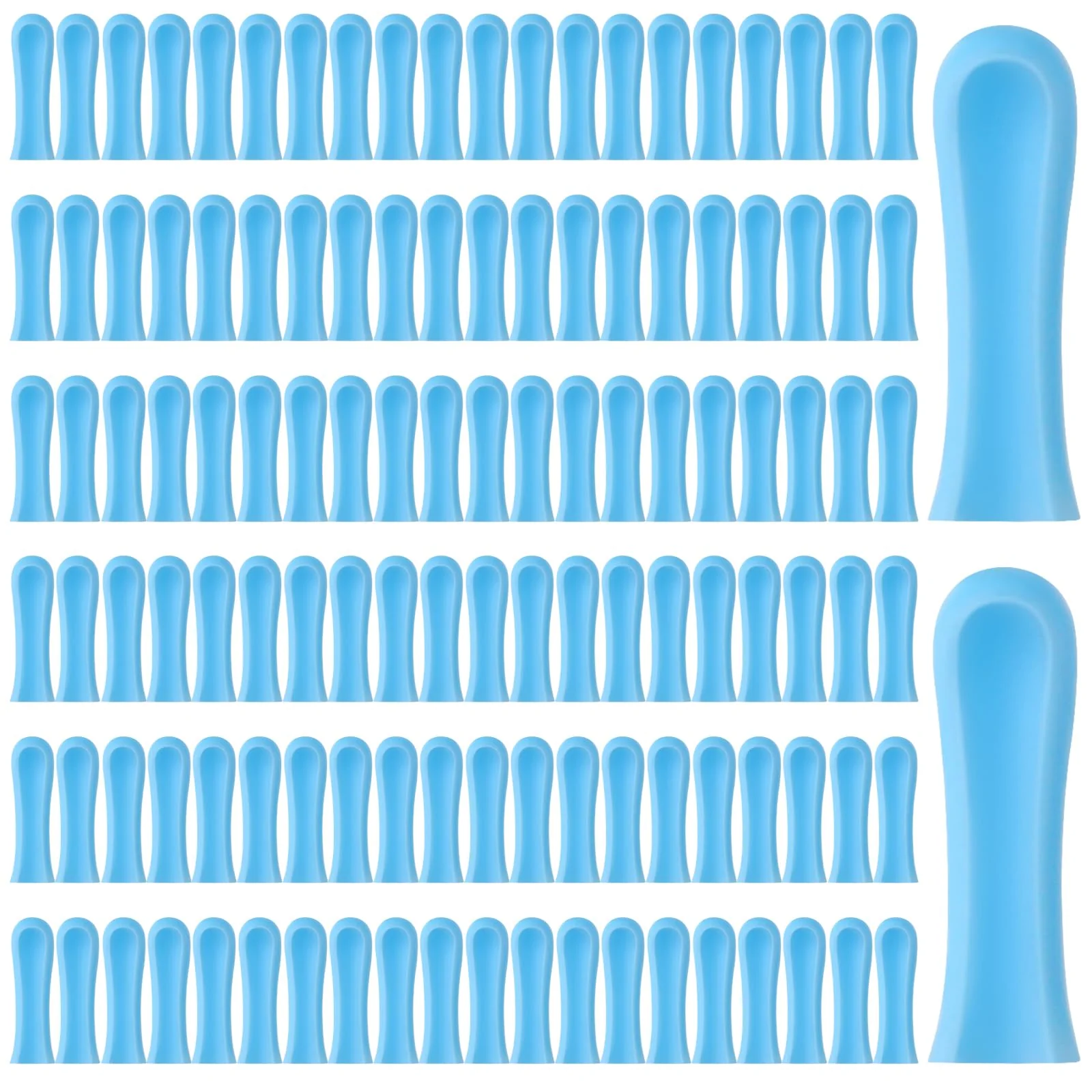 120 Pcs Ear Wax Removal Cleaner Tips,Ear Wax Removal Replacement Tips for Ears Camera, Silicone Ears Spoon Tip for Wet Dry Earspoon Accessories Set for Adult Earwax Remover Endoscope