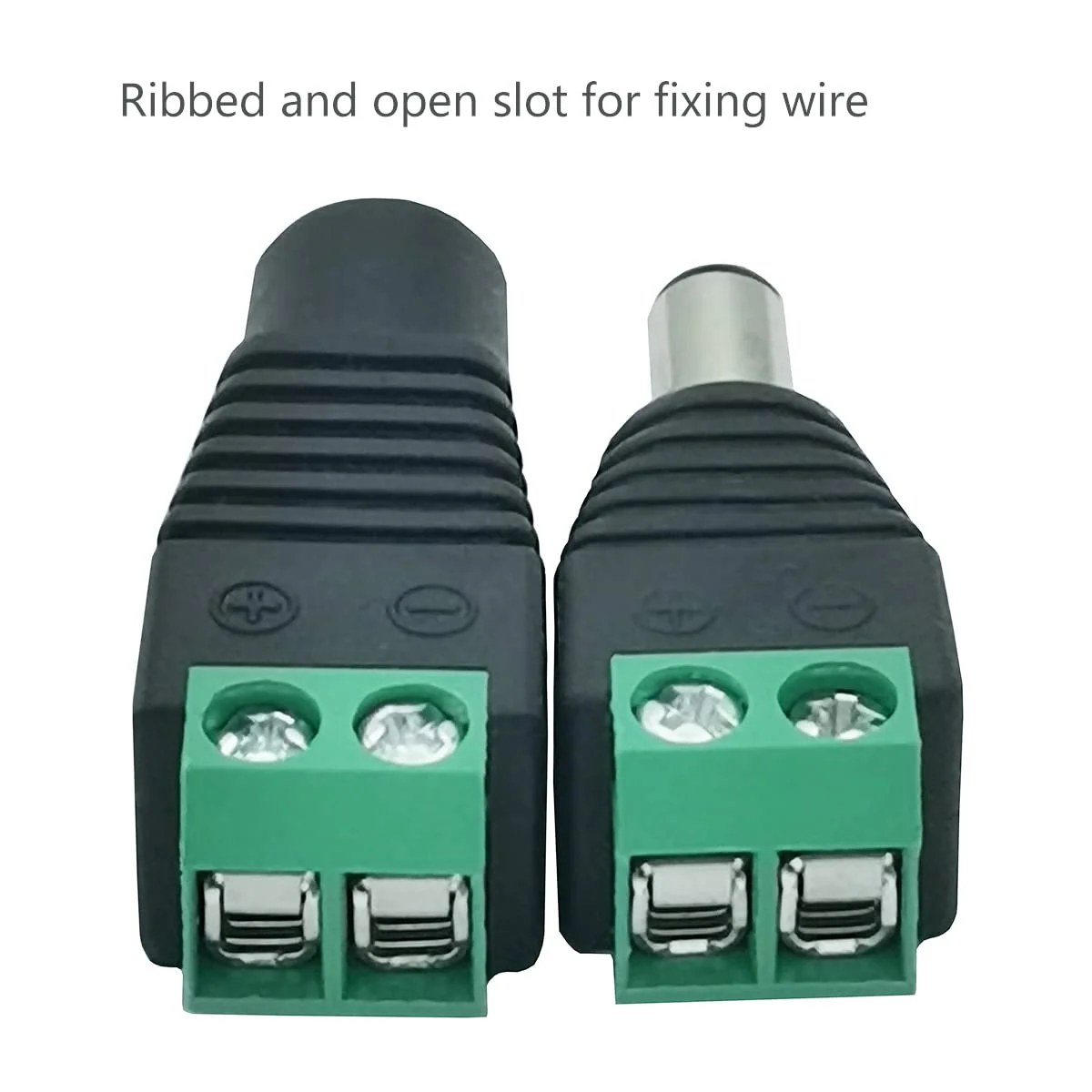 12V DC Power Connector 5.5mm x 2.1mm 24V Power Jack Plug Barrel Adapter for CCTV Security Camera Led Strip Light (2 x Male + 2 x Female) - Image 4