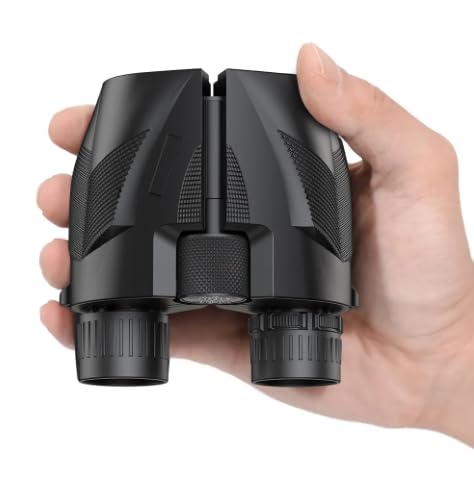 12x25 Compact Binoculars for Adults and Kids - Large Eyepiece Waterproof Binoculars for Bird Watching - High Powered Easy Focus Binoculars with Low Light Vision for Outdoor Hunting Travel - Image 6