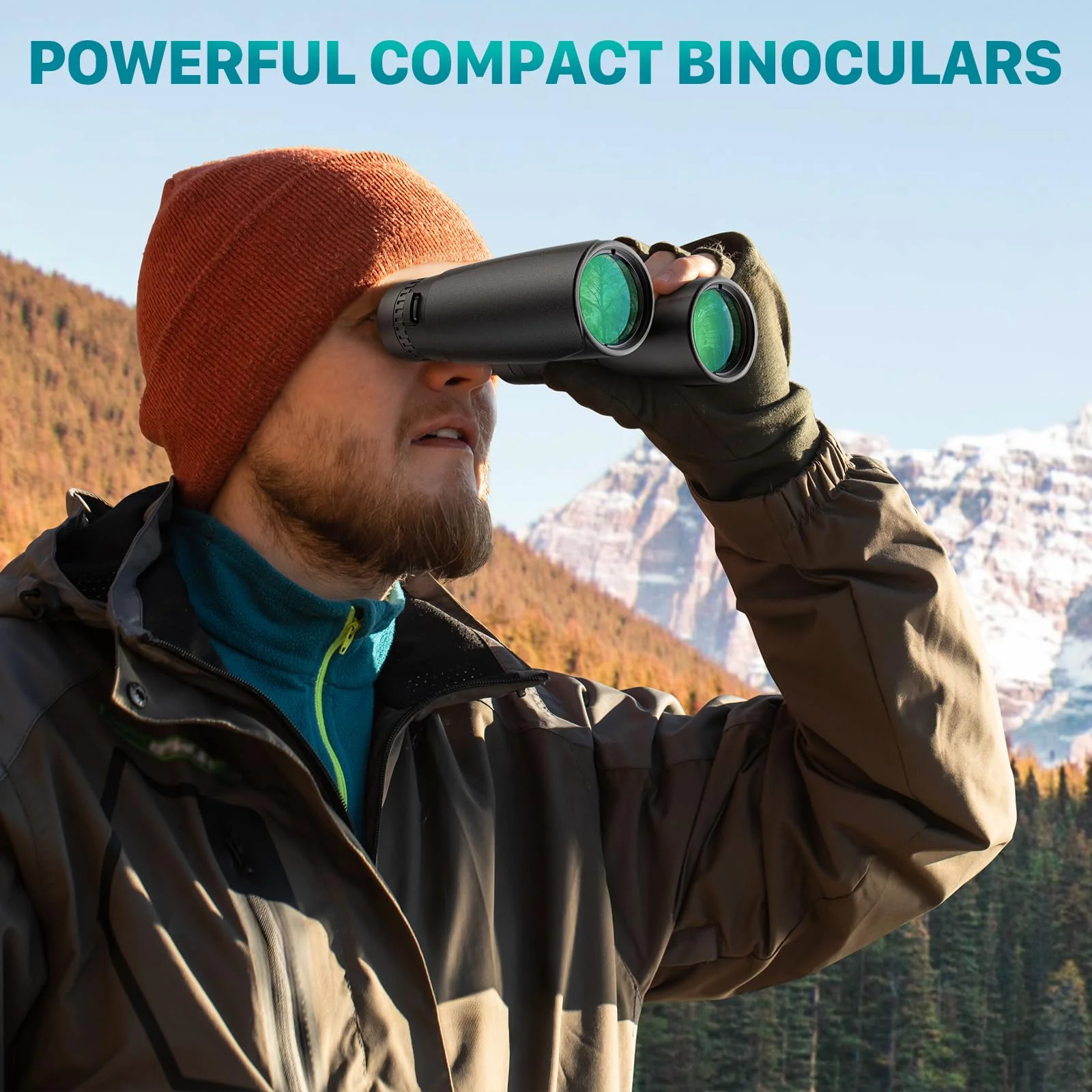 12X42 Binoculars for Adults with Universal Phone Adapter, HD Waterproof Fogproof Compact Binoculars for Bird Watching, Hunting, Hiking, Sports, and Concerts with BAK4 Prism FMC Lens - Image 7