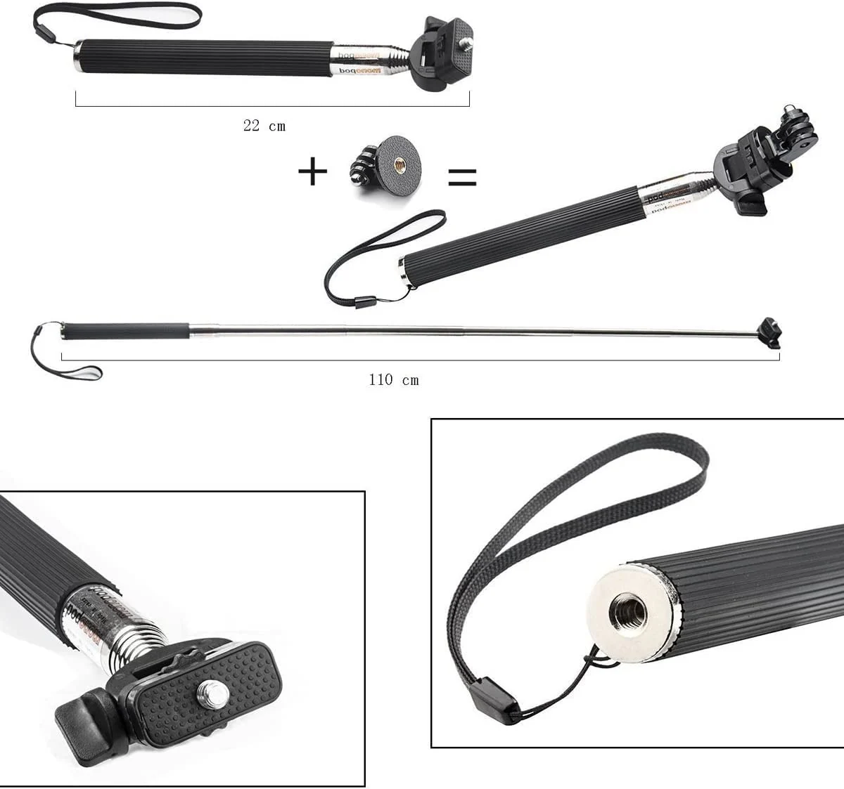 13-in-1 Accessories for Gopro, Action Camera Accessory Kit Compatible with GoPro Hero 12 11 10 9 8 Max 7 6 5 4 Black SJ4000 and Other Sports Cameras - Image 7