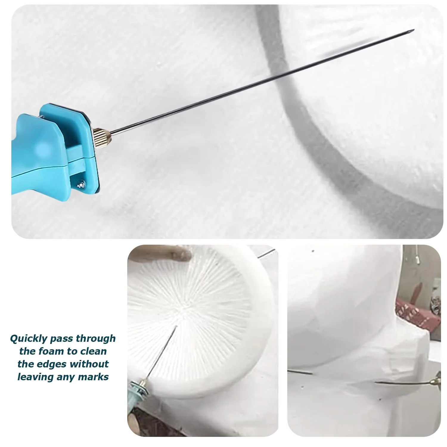 15 cm Electric Foam Cutter, Electric Hot Wire Cutter, Nizirioo Foam Cutter, Electric Cutting Pen, 100-240V, 18W, Heat Cutting Engraving Pen for Cutting Edges, EU Plug - Image 5