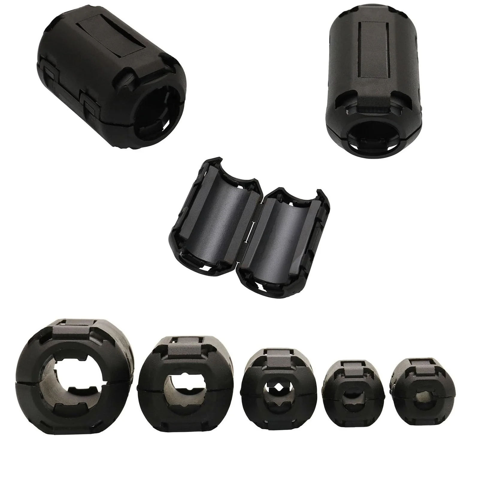 15Pcs 13mm Clip-on Ferrite Ring Core RFI EMI Noise Suppressor Cable Clip for Telephones Tvs Speakers Radio Audio Equipment Noise Suppressor Video Cable Power Cord - Image 4