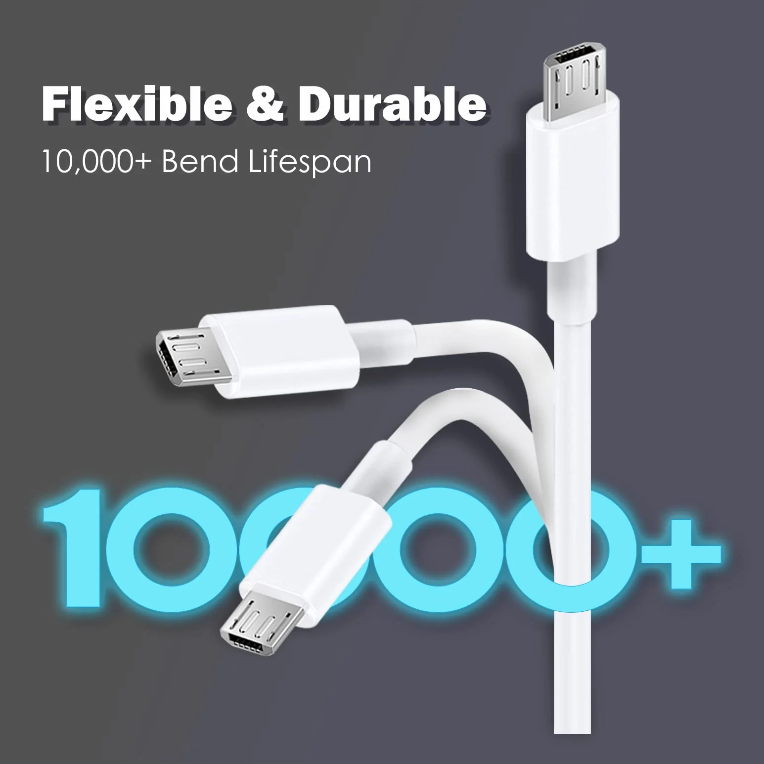 16.4ft 5M Power Extension Cable for Wyze Cam, YI Camera, Nest Cam, Blink, Netvue, Kasa Cam, Cloud Camera, Furbo Dog, Arlo Q, USB to Micro USB Extension Charging and Data Sync Cord 1Pack-5M - Image 5