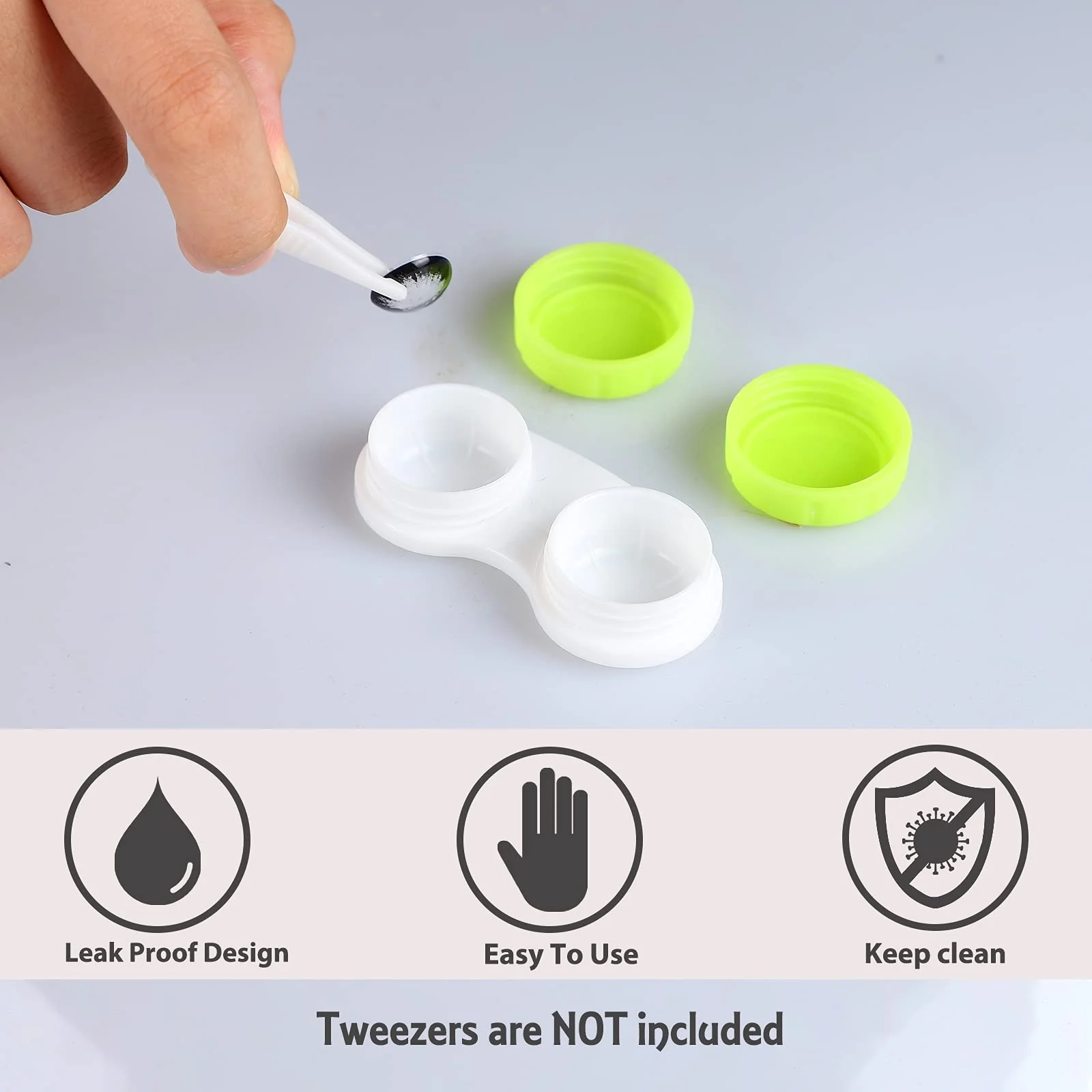 16 Pack Contact Lens Case Box, Mini Contact Lens Case, Colorful Bulk Box Holder Container, Contact Lens Case Set - Image 3