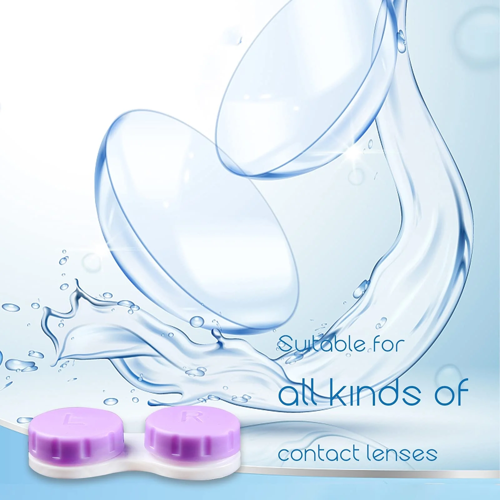16 Pack Contact Lens Case Box, Mini Contact Lens Case, Colorful Bulk Box Holder Container, Contact Lens Case Set - Image 5