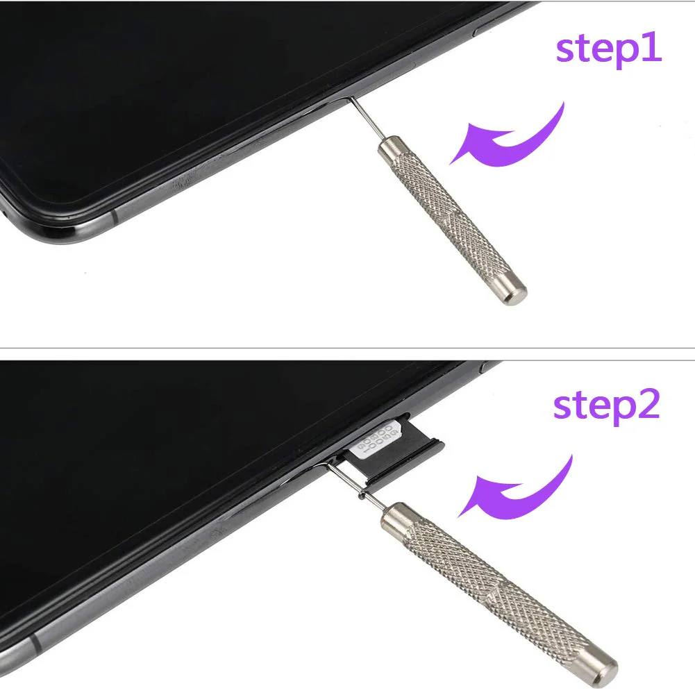 16 Pieces SIM Card Removal Openning Tool Tray Eject Pins Needle Opener Ejector Compatible with All iPhone Apple iPad HTC Samsung Galaxy Cell Phone Smartphone Watchchain Link Remover - Image 6