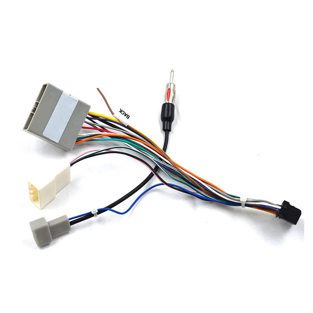 16pin Car Radio Stereo Power Retrofit Harness Wire for for Honda CRV Civic Odyssey 2006 07 08 09 10 11 with Radio Antenna Adapter Support Steering Wheel Control - Image 6
