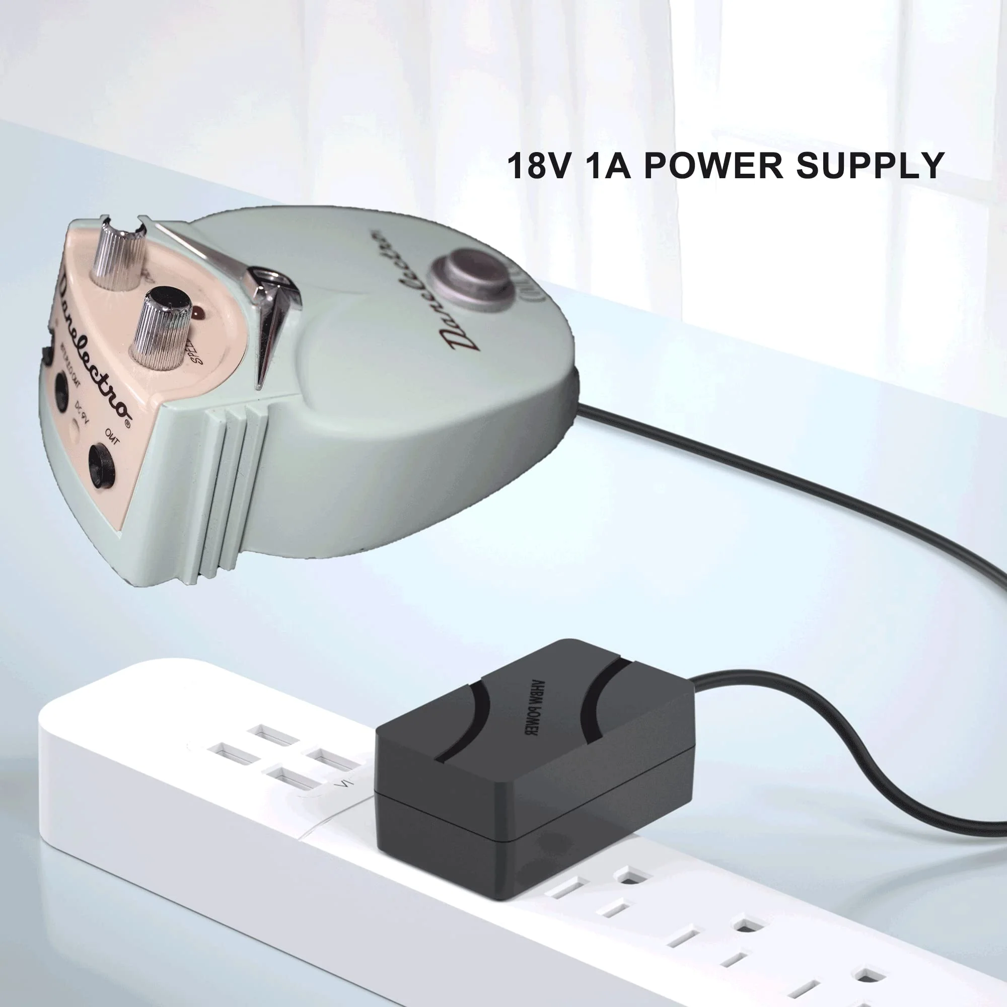 18 Volt Power Supply Replacement for Guitar Pedal Board 18V 1A DC Regulated Power Supply Center Negative Plug - Image 3