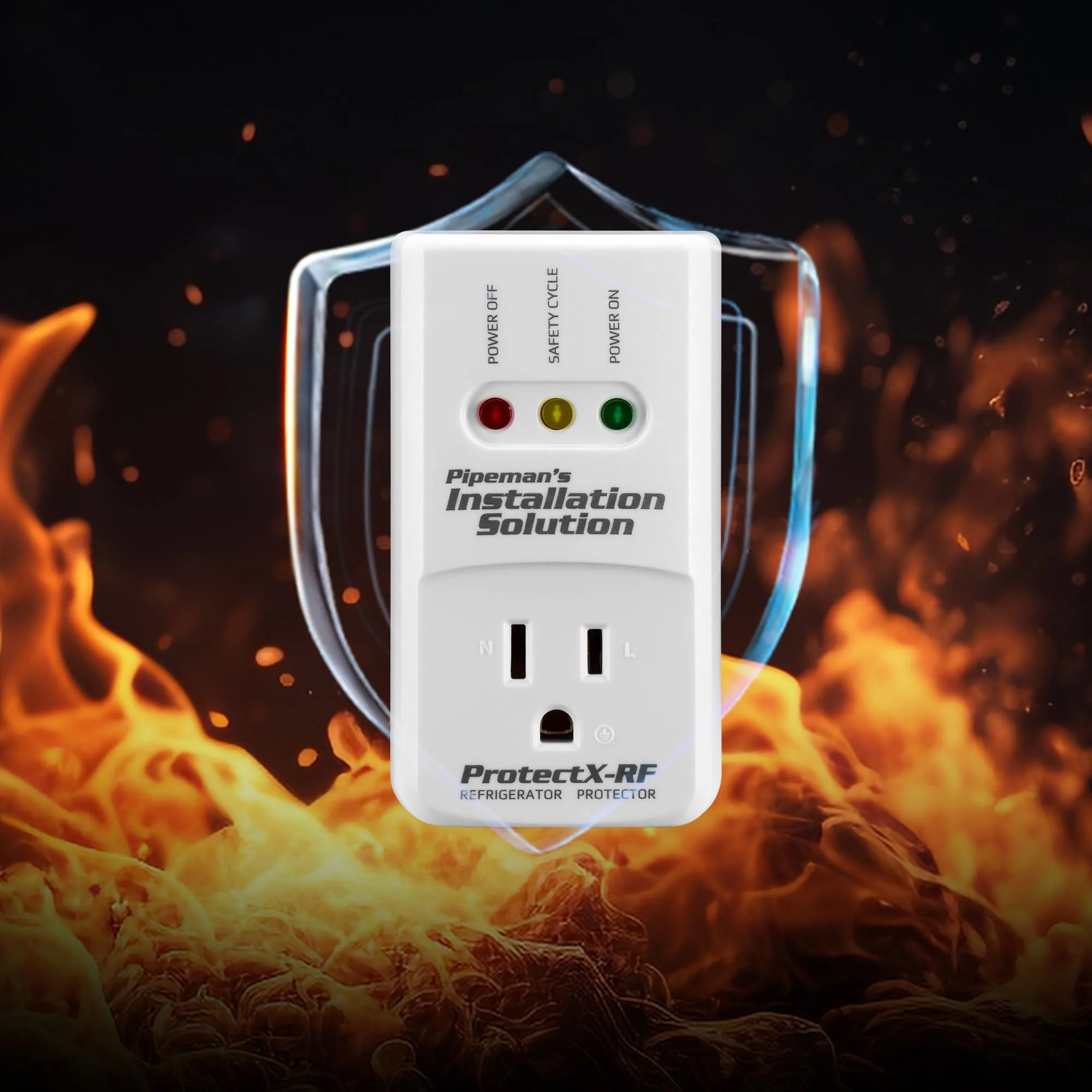 1875 Watts Refrigerator Voltage Protector Brownout Surge Appliance (New Model) - Image 5