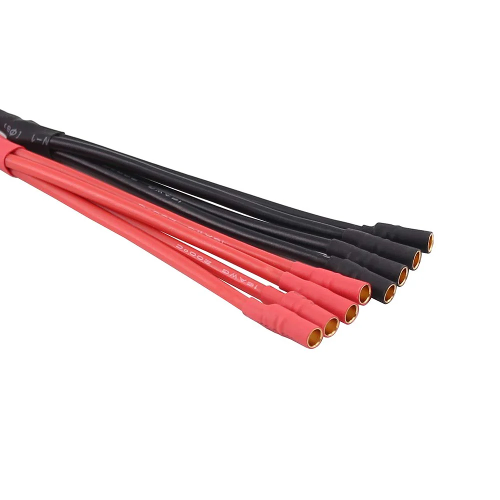 1pc XT60 Power Distribution (4pairs 3.5mm Banana Connectors) Cable in Parallel Charger Cable Extension Y Splitter(1-to-4/20cm)(C115-1) - Image 3
