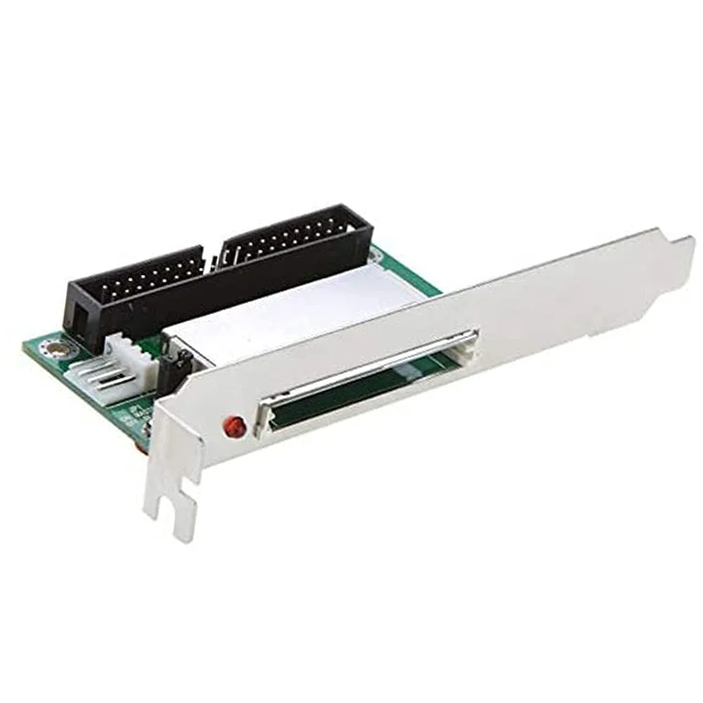 1Pcs CF to IDE Adapter 40-Pin CF Compact Flash Card to 3.5 Converter with PCI Bracket