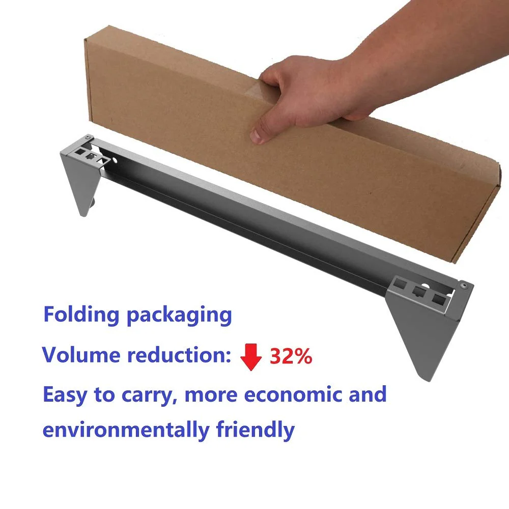 1U Folding 19 Inches Cold Rolled Steel Wall Mountable Simple Vertical Rack and Networking Euipment Rack Including Hardware for Assembly(1U100 1U - Image 4
