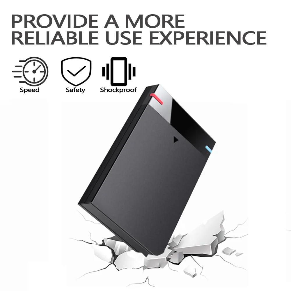 2.5'' 500GB Ultra Slim Portable External Hard Drive USB3.0 HDD Storage for PC, Desktop, Laptop, MacBook, Chromebook, Xbox One - Image 3