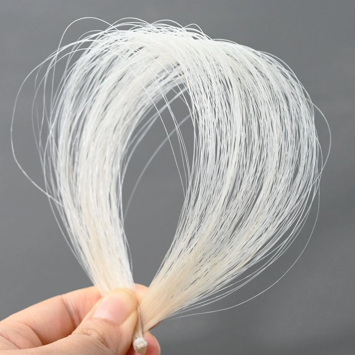 2 Hanks Cello Bow Hair Replacement 29 Inches Natural Mongolian Horse Hair for 4/4 Cello Bow Rehair Tools Accessories Sets - Image 3