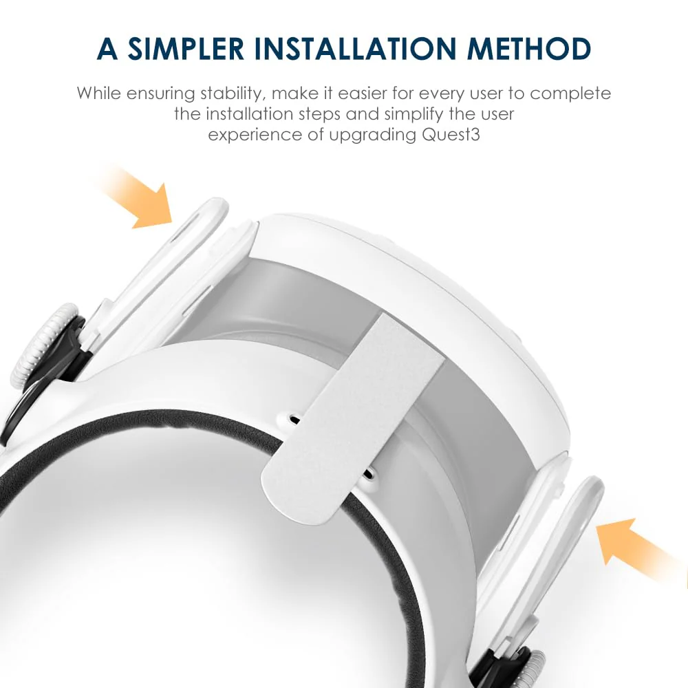 2-in-1 Halo Elite Head Strap Compatible with Meta Quest 3 Experience VR/MR Adjustable Knob Oculus Quest3 Accessories - Image 4
