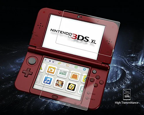 (2 in 1) Tempered Glass Screen Protector + HD Clear Crystal PET Screen Protective Filter Compatible with 3DS XL/New 3DS XL - Image 4
