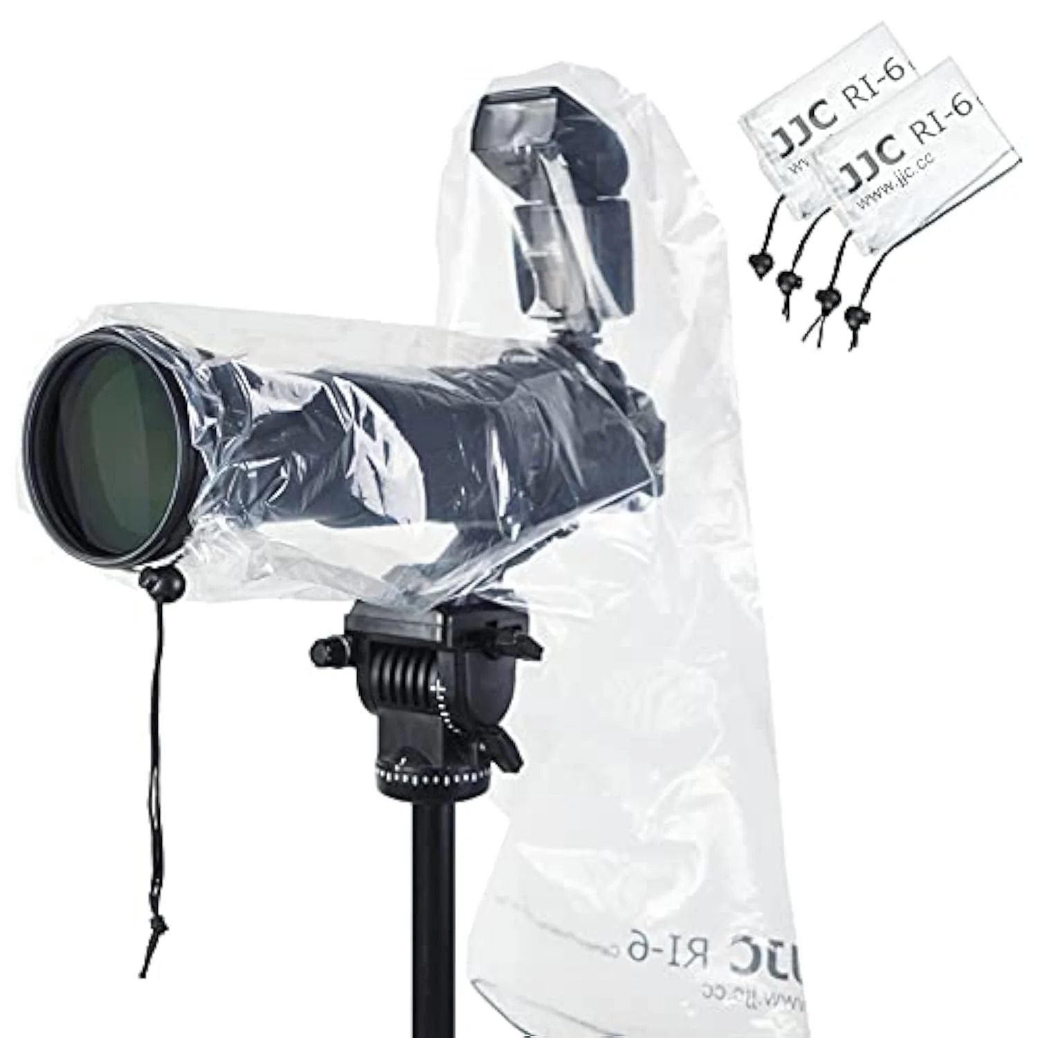 2 Pack 18" Long Camera Lens Rain Cover Raincoat with Flash Dust Sleeve Protector for Canon EOS R5 R6 Rp 5D 6D 7D 90D 80D 77D 70D Nikon Z7II Z6II Z5 Z50 D850 D810 D780 D750 D610 D500 D3500 D5600 D7500 (2 Pack)for Long Lens Camera with Flash