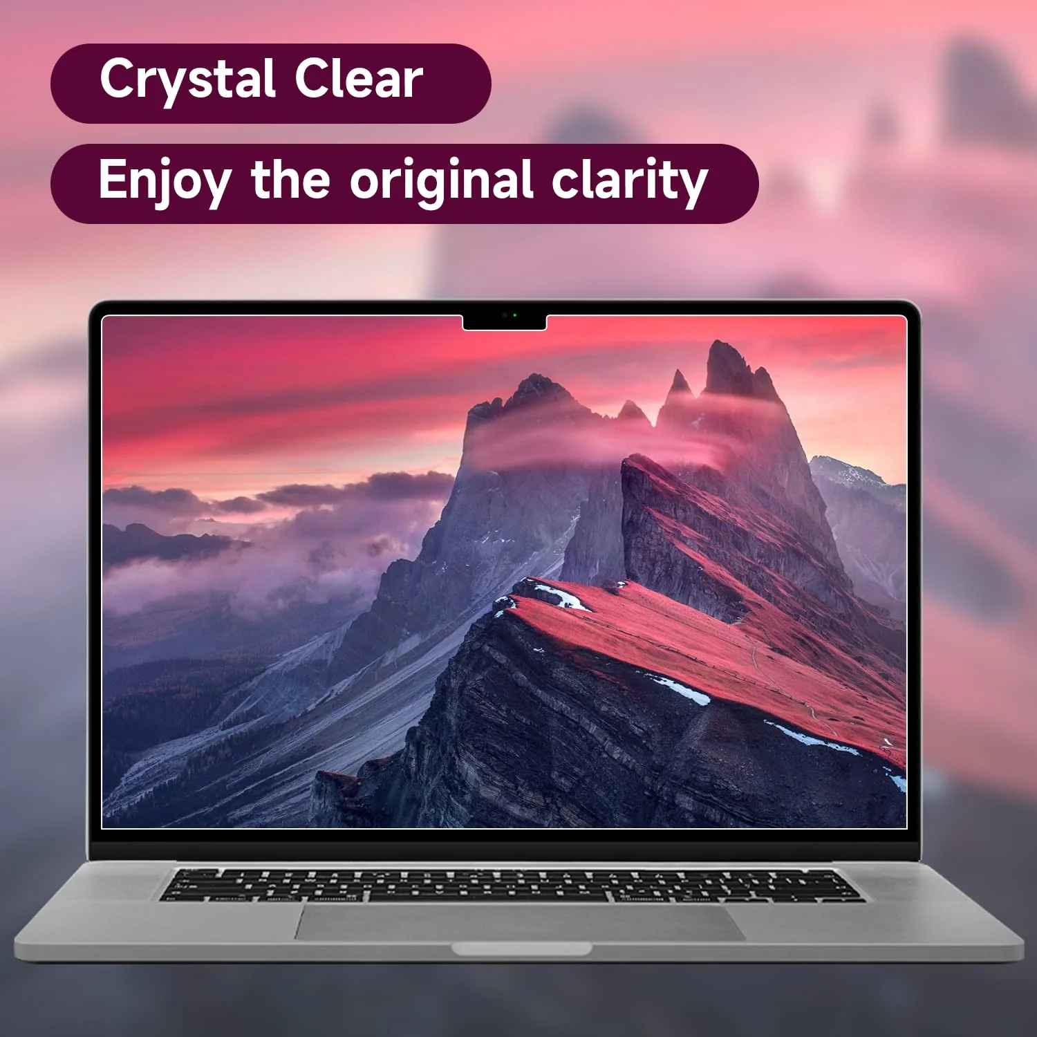 2 Pack Anti Glare Screen Protector Compatible with Macbook Pro 16 Inch (2021-2023, M1, M2, M3-A2991/A2485/A2780), Anti Scratch Matte Screen Protector MacBook Pro 16 Inch(A2485/A2780) - Image 5