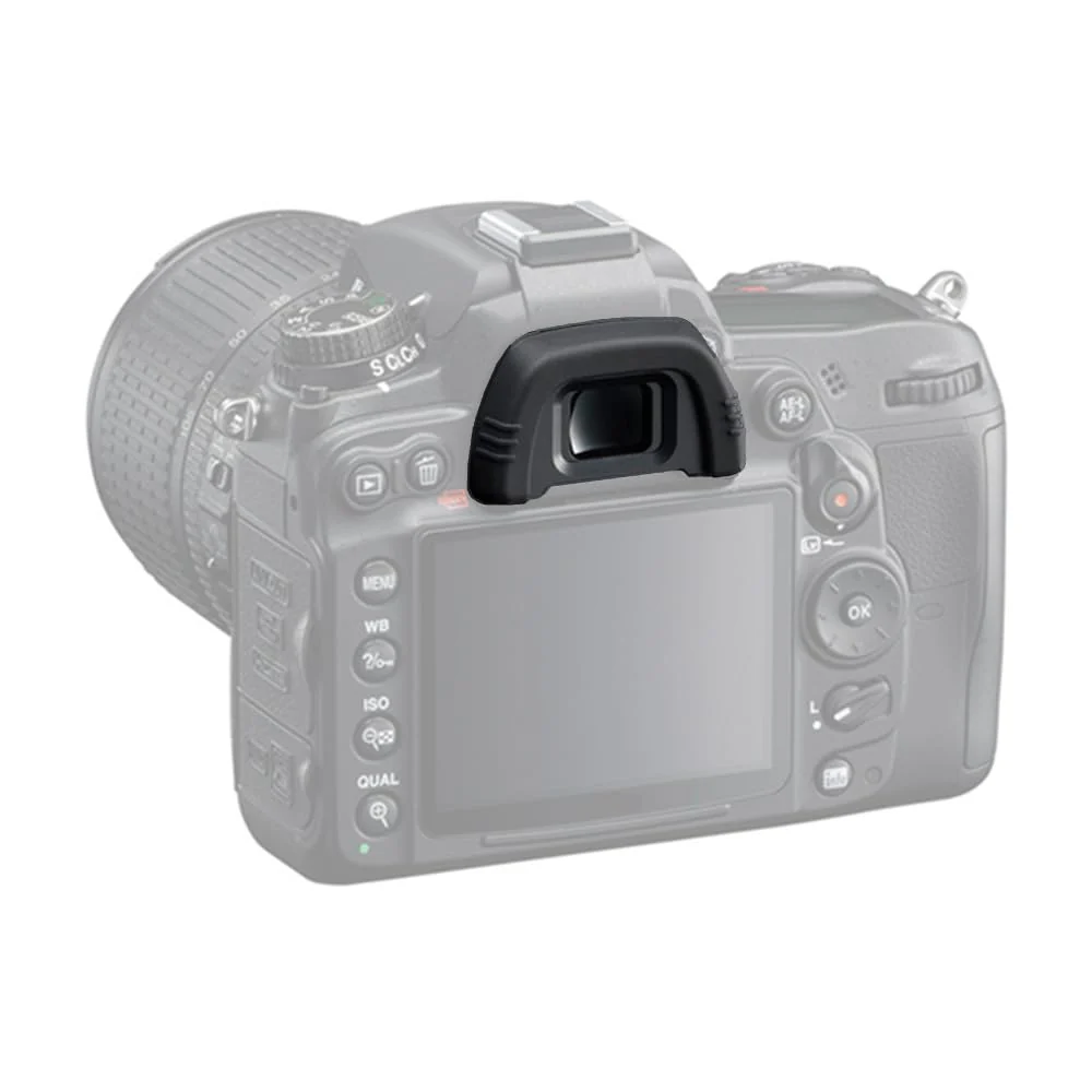 2 Pack Camera Eyecup Viewfinder Protector Eyepiece Compatible for Nikon D7000 D750 D610 D600 D300 D200 D90 D80 D70 D70S D50 D40 and More Replaces DK-21 Eye Cup - Image 2