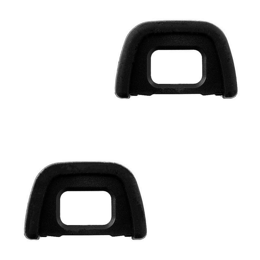 2 Pack Camera Eyecup Viewfinder Protector Eyepiece Compatible for Nikon D7100 D7200 D300 D300s Replaces DK-23 Eye Cup