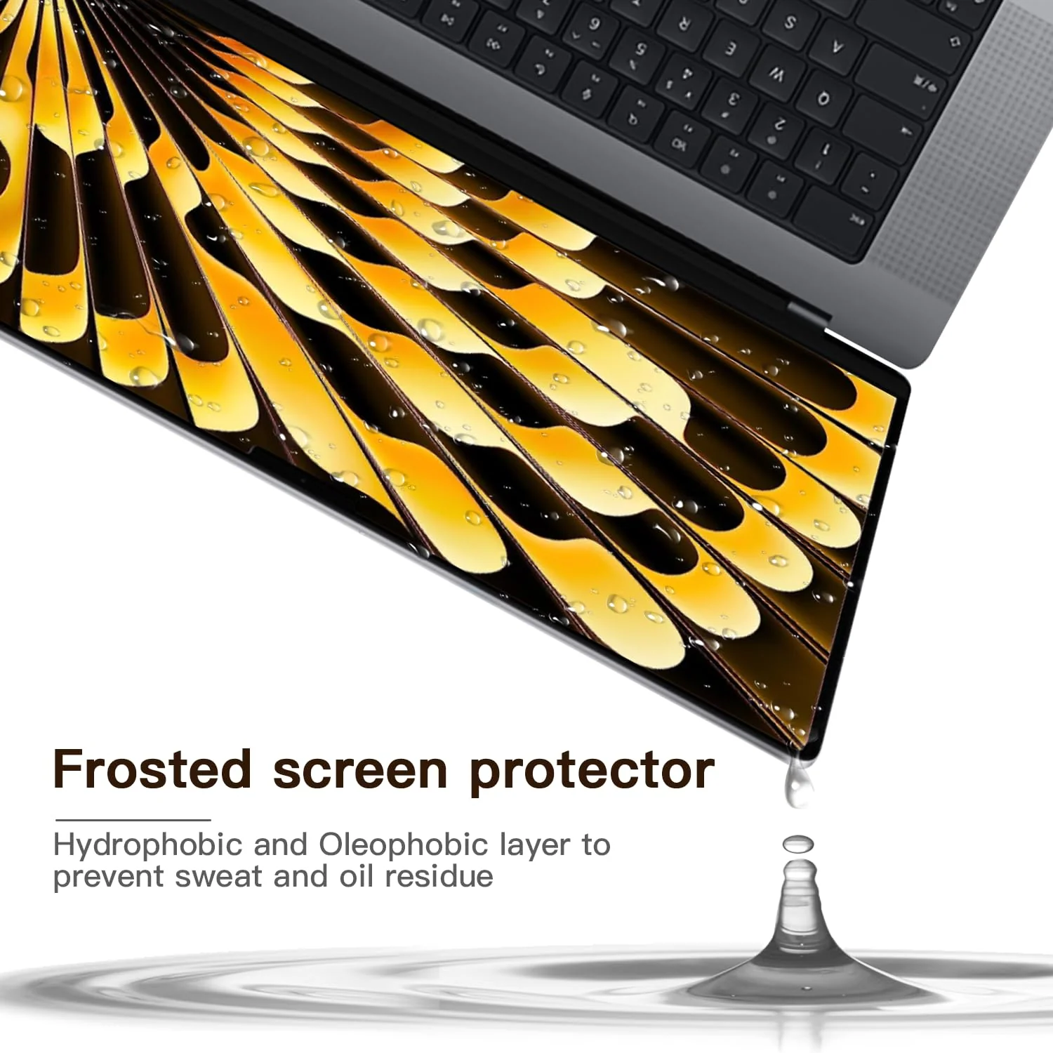 2 Pack Compatible with MacBook Air 15 Inch Screen Protector (A2941,A3114, M2/M3), Anti Glare Film/Anti Scratch Matte Laptop Screen Protector - Image 4