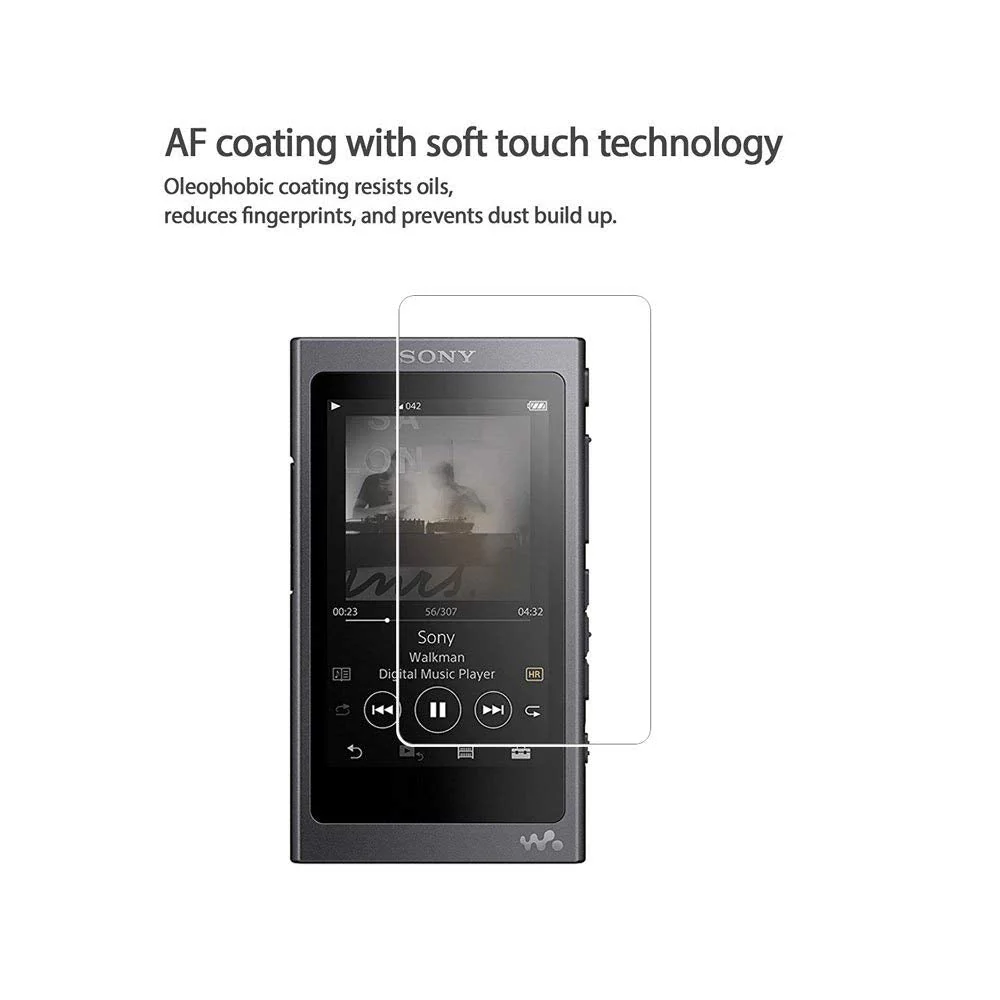 (2 Pack) for Sony NW-A55/ NW-A56 Screen Protector,9H Hardness Tempered Glass Screen Protector for Sony A55 A56 with Anti-fingerprint Bubble-Free Crystal Clear - Image 3