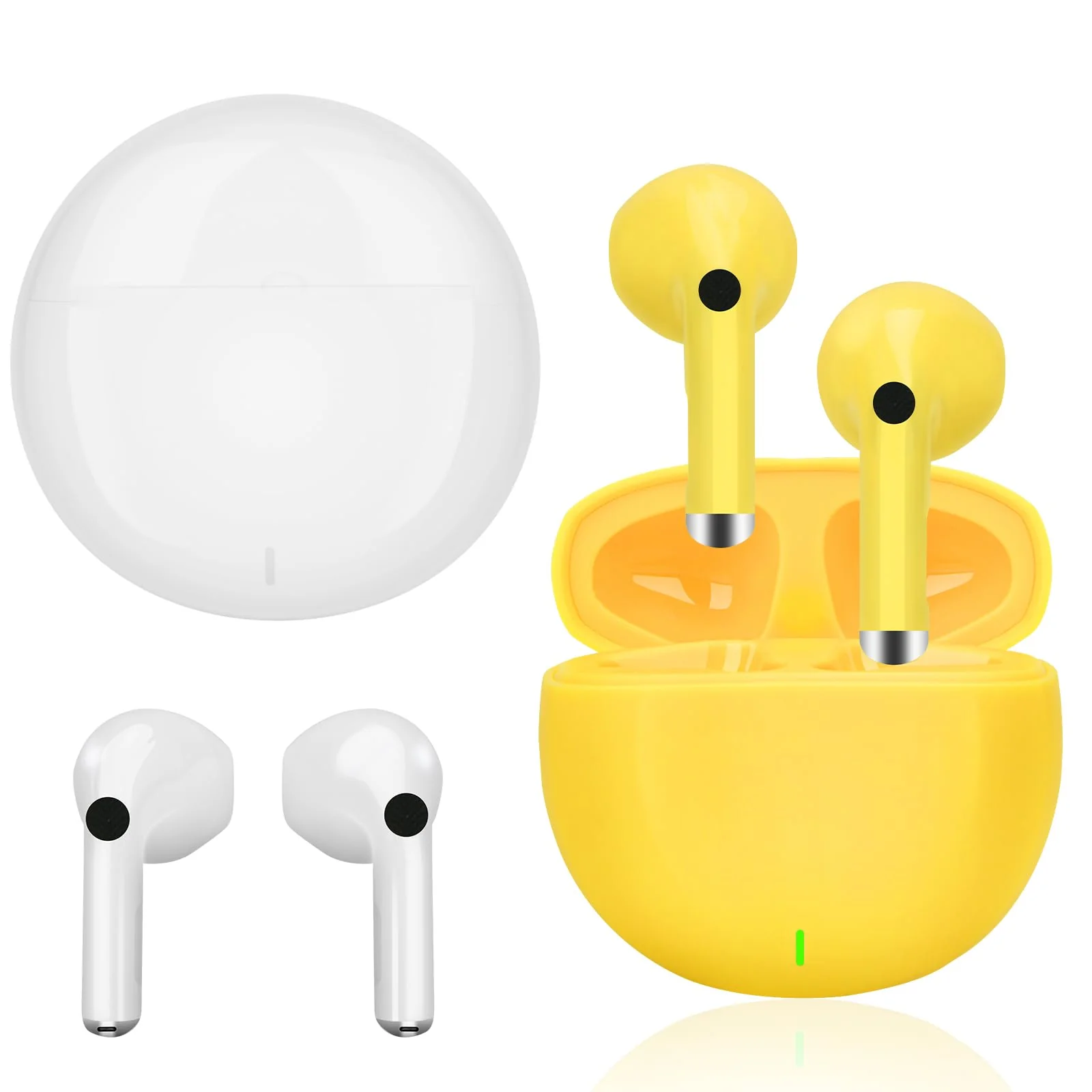 2 Pack Kids Wireless Earbuds with Charging Case for Small Ears Adults, Bluetooth 5.2 Touch Control Wireless Earbuds for Kids, kids Ear Buds for Fans of Anime Character Enthusiasts Gifts