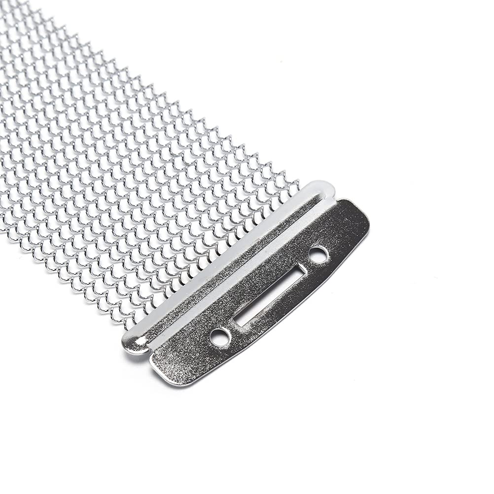 2 Pack Snare Drum Wire with Black Straps Set 20 Strand Spring Steel Wires Replacement Universal for 14 Inch Snare Drums Cajon Percussion Instrument Accessories - Image 5
