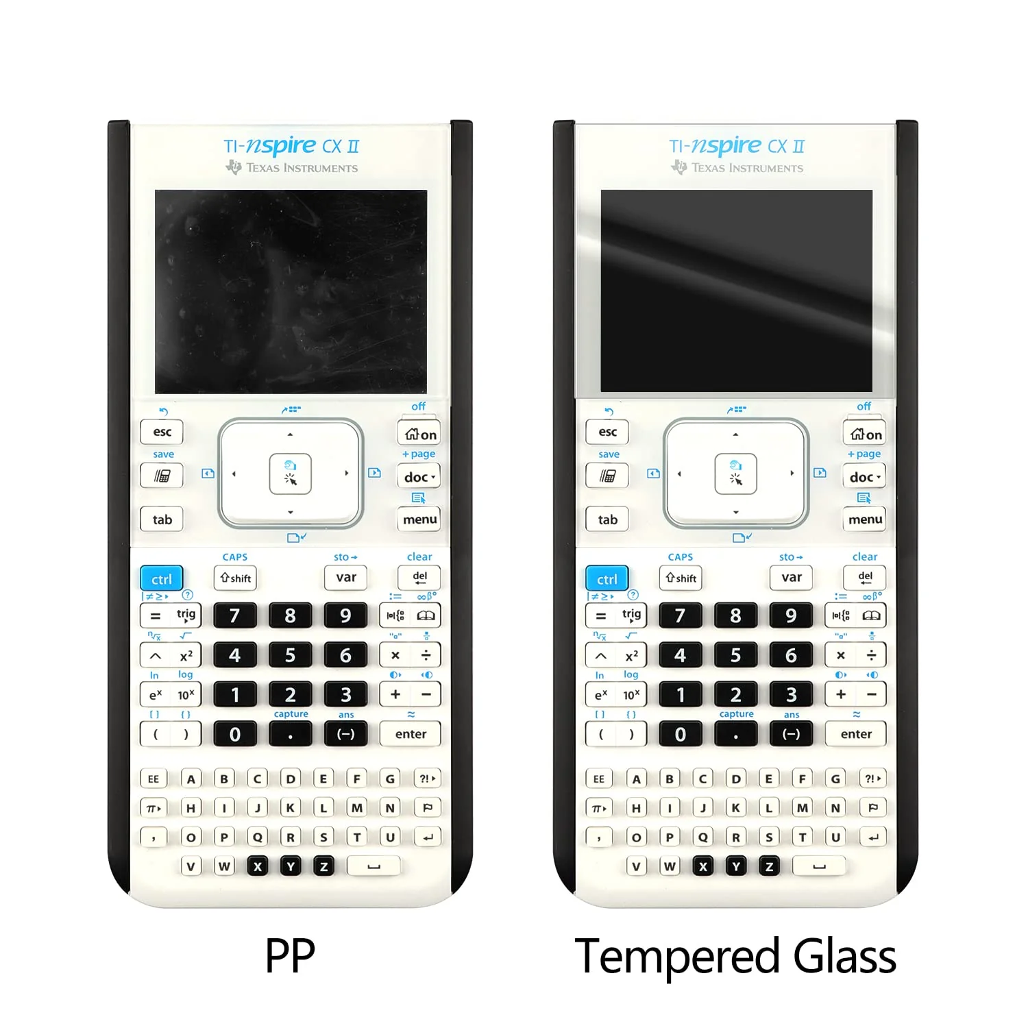 [2 Pack] Tempered Glass Screen Protector, for TI-nspire CX II Graphing Calculator [9H Hardness] 0.33 mm Thick, Impact and Scratch Protection - Image 4