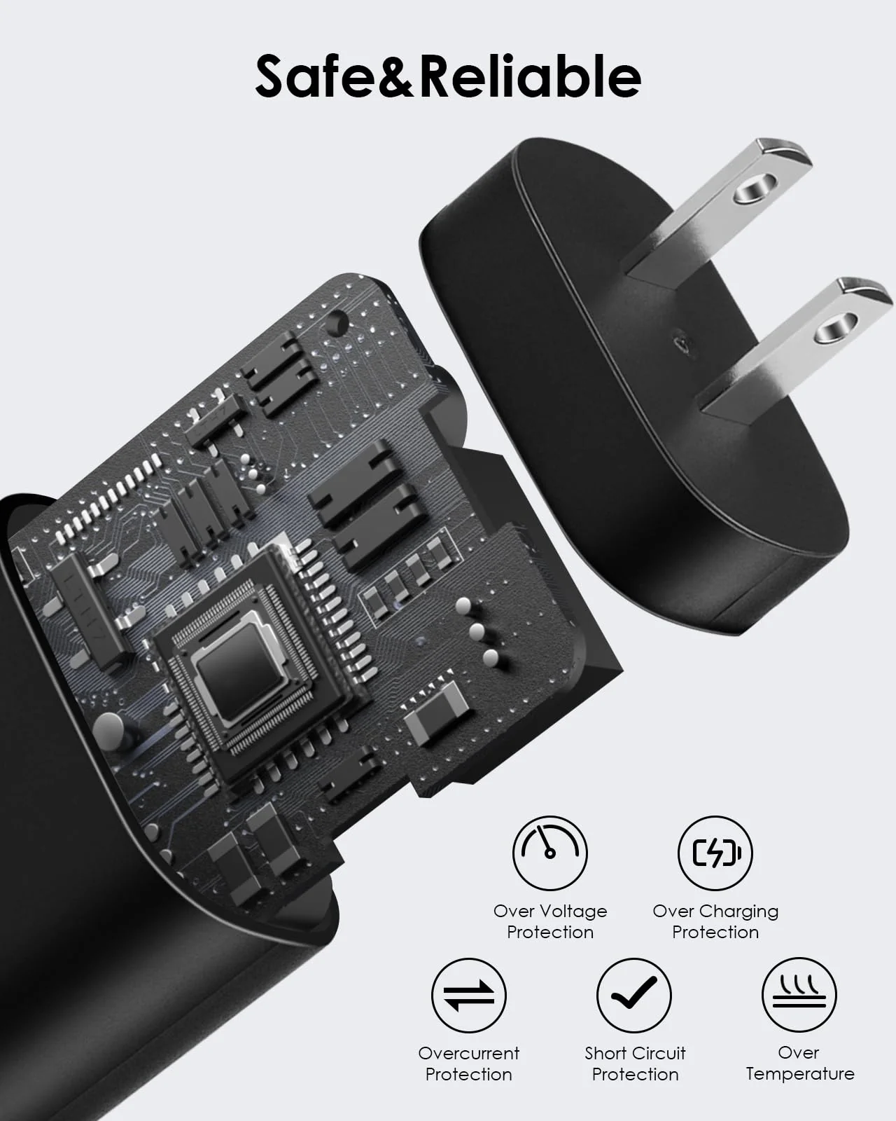 2 Pack USB C Charger, 25W Type C Charger Fast Charging with USB C to C Charger Cable 6FT Android Phone Charger for Galaxy S24 Ultra/S23+/S22/S21/S20/Phone 15/15 Plus/15 Pro Max - Image 2