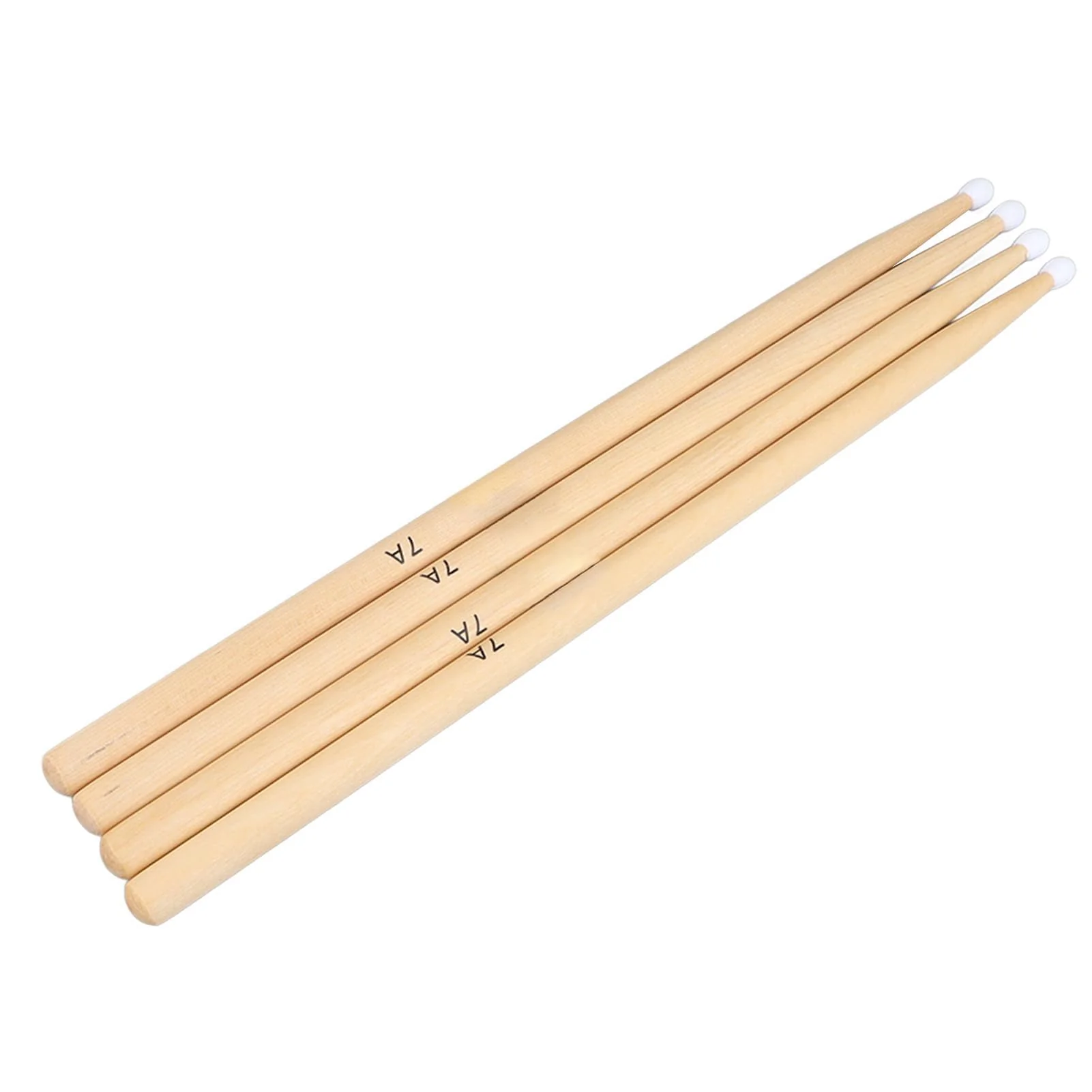 2 Pairs Drum Sticks, 7A Drum Sticks Maple Drumsticks Maple Wood Drum Sticks 7A Nylon Tip Drumstick Percussion Instrument Accessories Classic Drum Sticks for Kids and Adults Jazz Drum Electronic Drums - Image 8