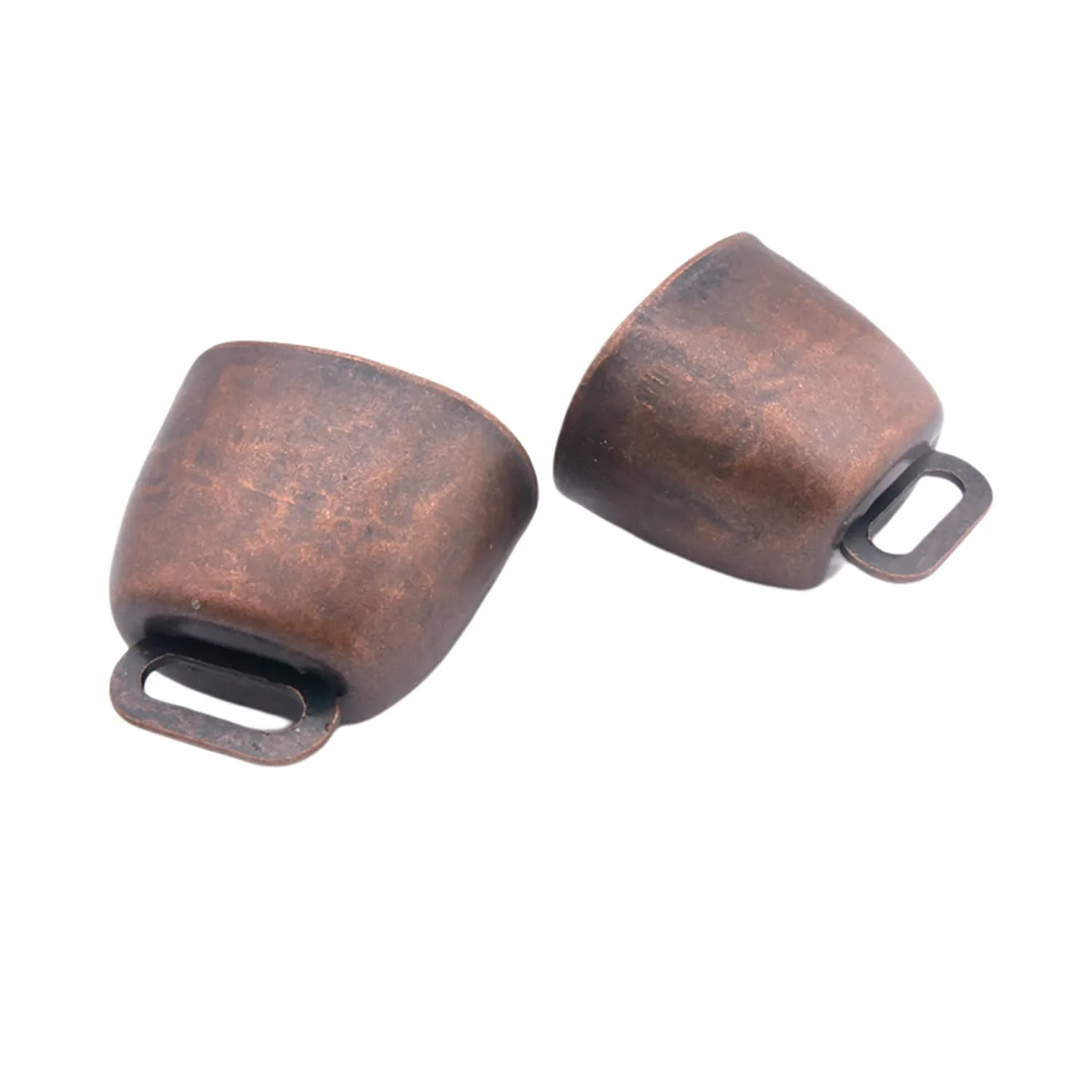 2 Pcs Cow Horse Sheep Grazing Copper Bells,Cattle Farm Animal Loud Red Bronze Bell,Pet Anti-Theft Bell,Small Brass Bell New Years, Wedding Bells & Chimes Percussion Musical Instruments, 2x3cm
